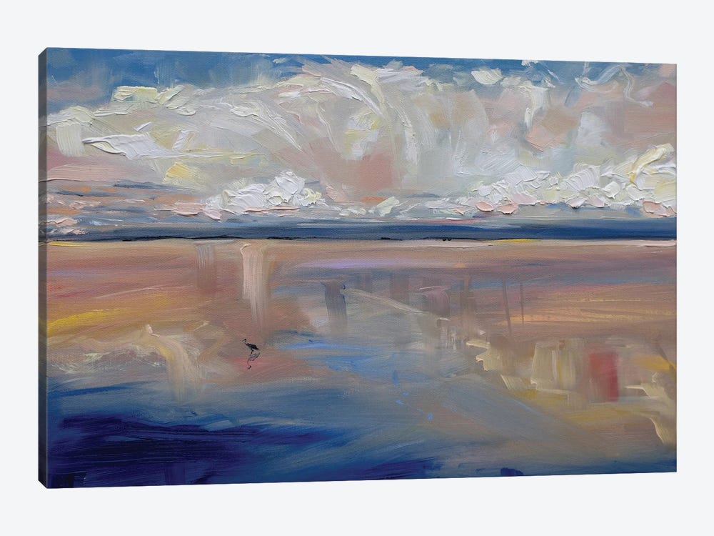 A Lake Scene by Bridie O'Brien 1-piece Art Print