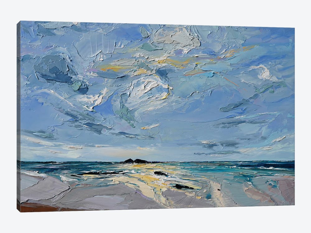 Black Rocks Mystery Bay by Bridie O'Brien 1-piece Canvas Print