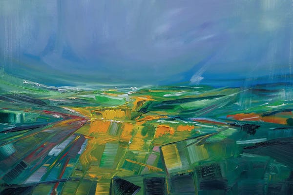 Bridie O'Brien: Canola From The Lookout by Bridie O'Brien