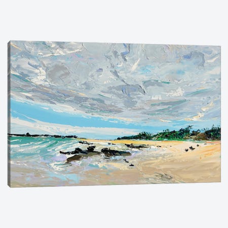 Cloudy Day Mystery Bay Canvas Print #BDI36} by Bridie O'Brien Canvas Art Print