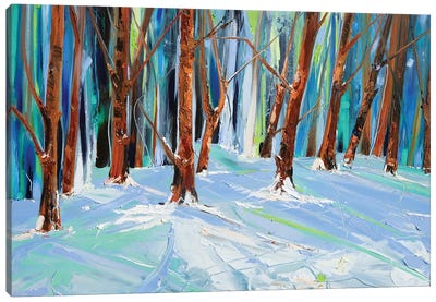 Forest Of Lost And Found Canvas Art Print - Palette Knife Prints
