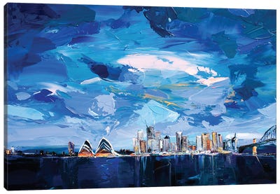 Gathering Skies Canvas Art Print - Sydney Art