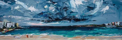 La Nina Bondi by Bridie O'Brien multi panel art