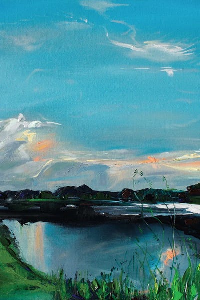 Bridie O'Brien: Lil Swamp Painting by Bridie O'Brien