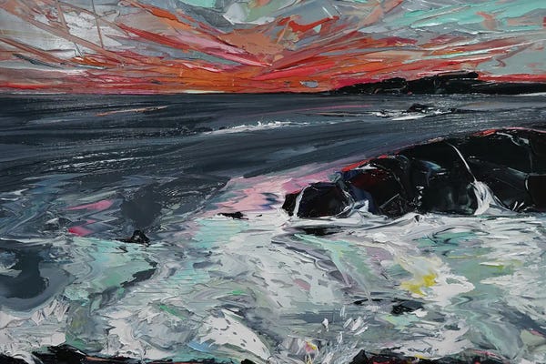 Bridie O'Brien: Nightfall East Coast by Bridie O'Brien