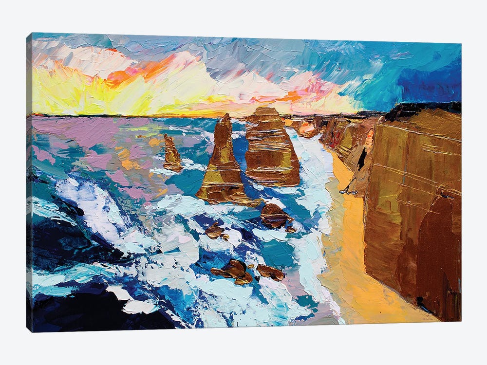 The Bight's Apostles by Bridie O'Brien 1-piece Canvas Wall Art