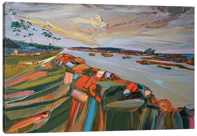 Binalong Bay Canvas Art Print - Bridie O'Brien
