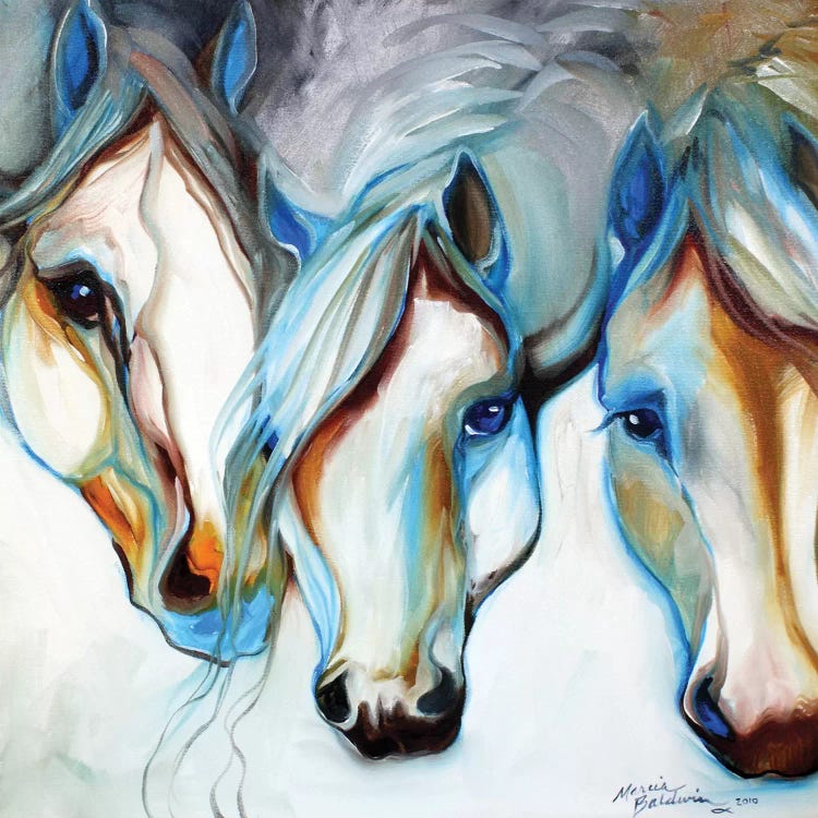 3 Nobles Equine Abstract