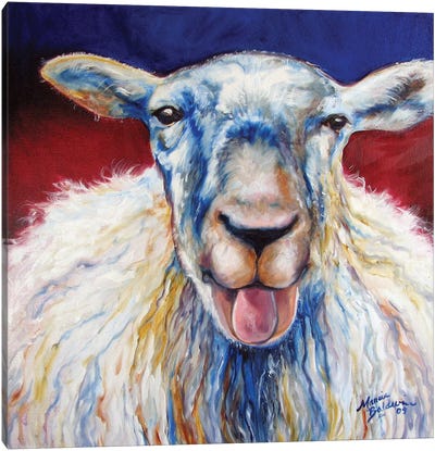 Oh Baa Ma Canvas Art Print - Sheep Art
