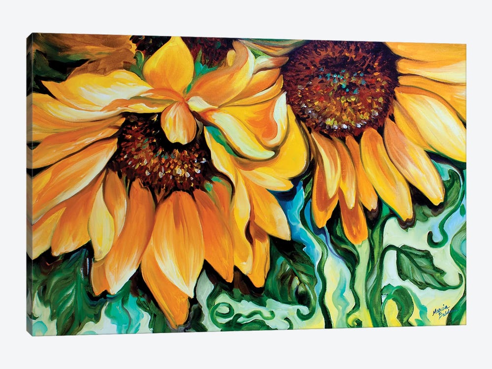 Sunflower Dance by Marcia Baldwin 1-piece Canvas Art