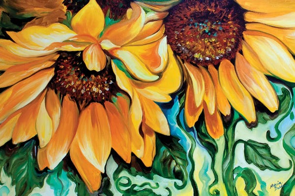 Sunflowers: Sunflower Dance by Marcia Baldwin