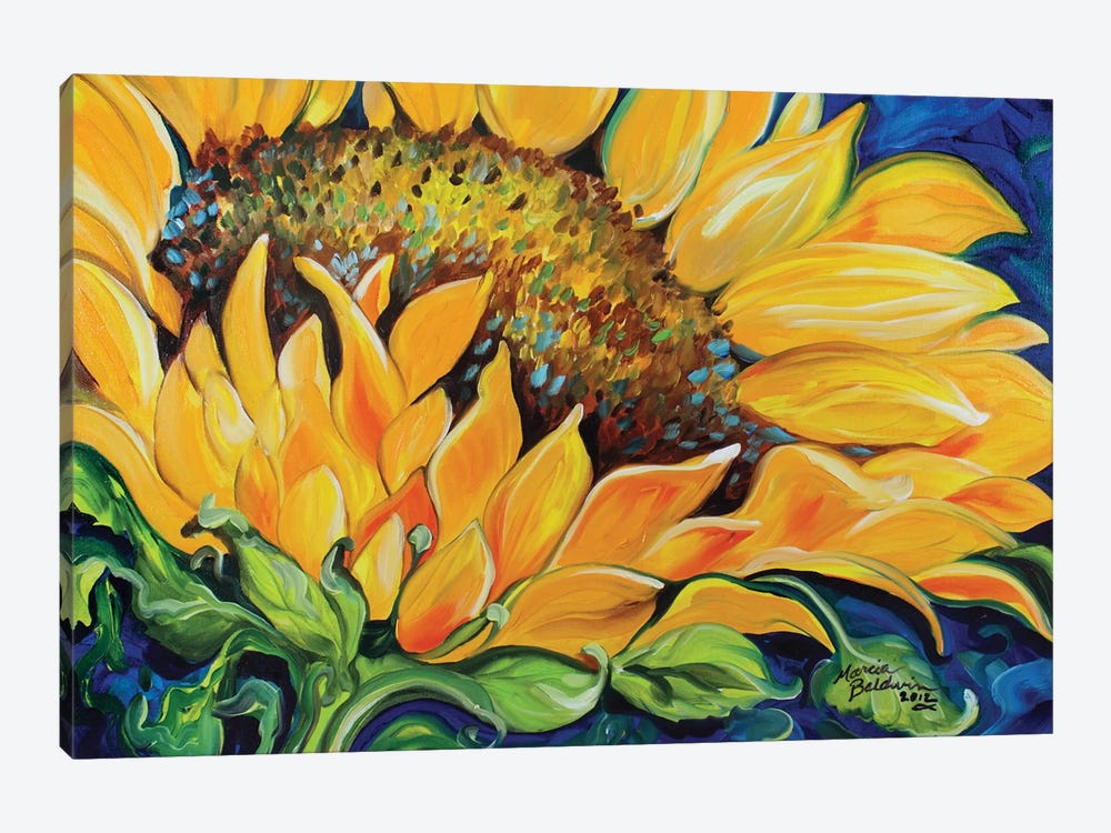 Sunflower September by Marcia Baldwin 1-piece Canvas Art Print