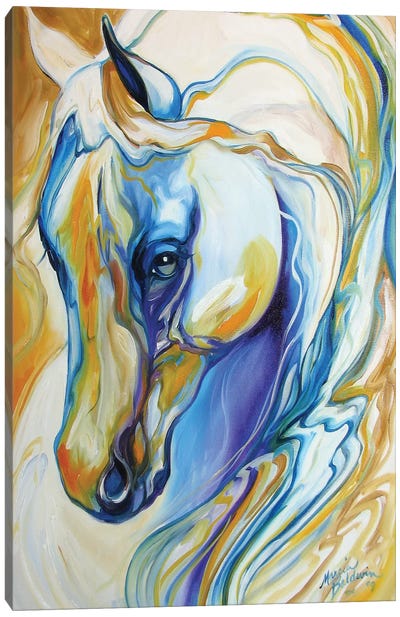Arabian Abstract Canvas Art Print - Marcia Baldwin