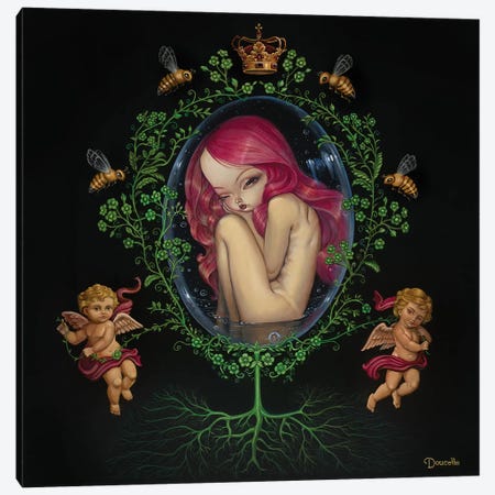 Gestation Canvas Print #BDO10} by Bob Doucette Canvas Art