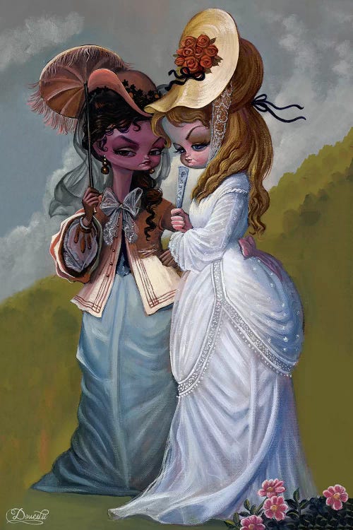 Gossip by Bob Doucette wall art