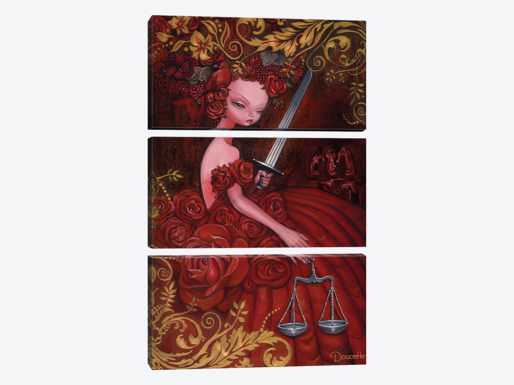 Justice by Bob Doucette 3-piece Canvas Print