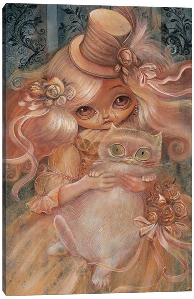 Weeping Willow Canvas Art Print - Pop Surrealism & Lowbrow Art