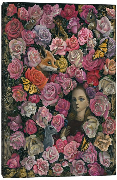 Equipose In Arcadia Canvas Art Print - Monarch Butterflies