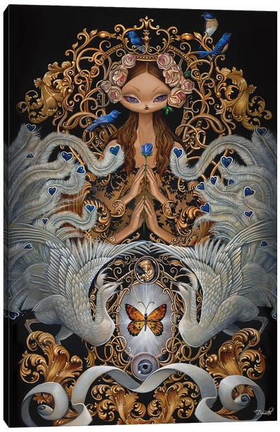 Spirit Canvas Art Print - Monarch Metamorphosis