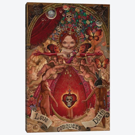 Madonna Muerte Canvas Print #BDO43} by Bob Doucette Canvas Art Print