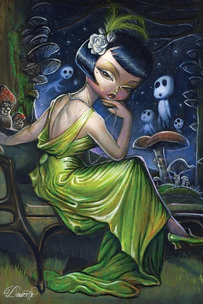 Lowbrow Femme Fatales: Mycelium Muse by Bob Doucette