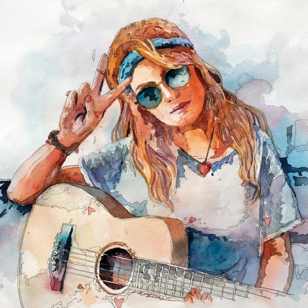 Women's Tops: Flower Child by Bill Drysdale