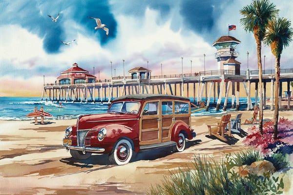 Fine Art Print: H B Woodie by Bill Drysdale