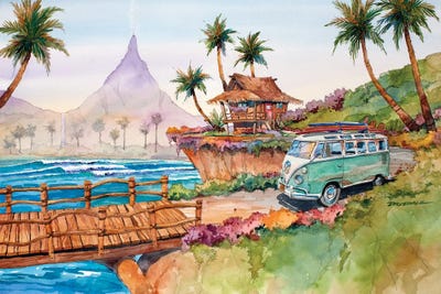 Tropical Trippin by Bill Drysdale acrylic art print