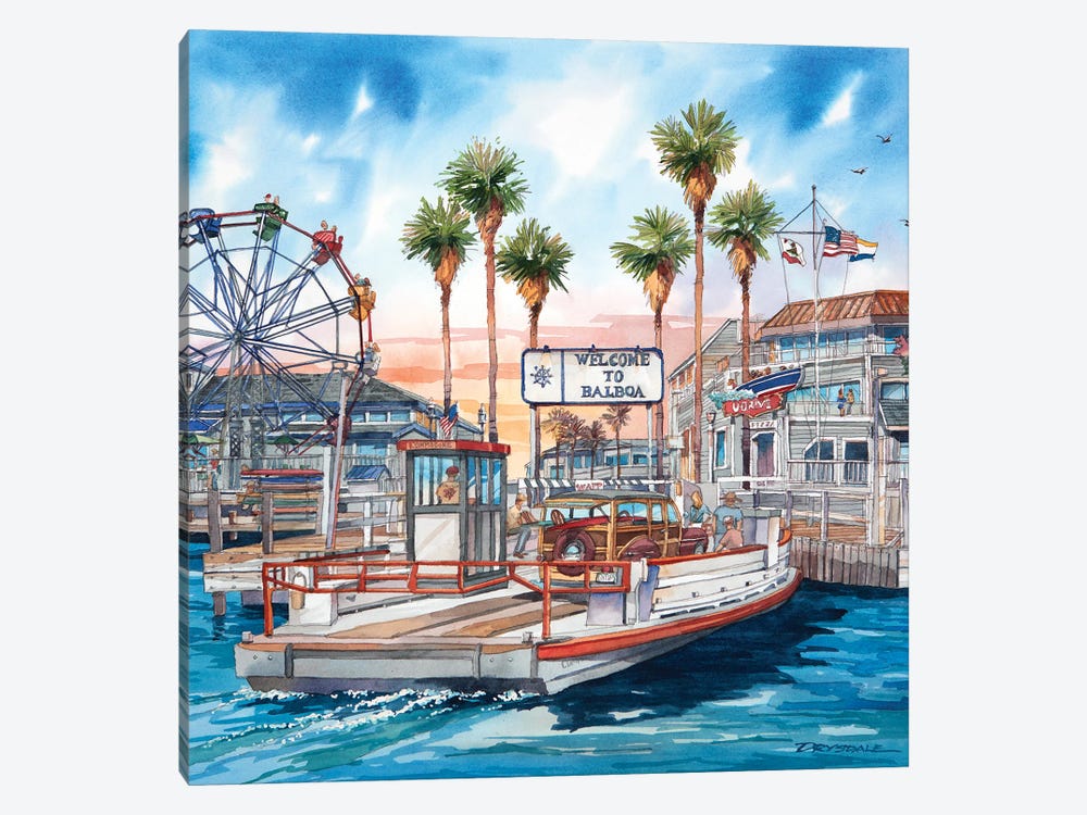 Welcome To Balboa by Bill Drysdale 1-piece Canvas Print