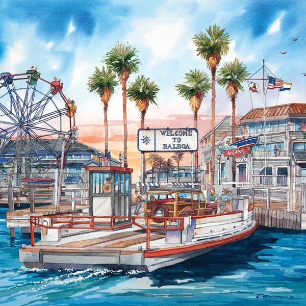 Fine Art Print: Welcome To Balboa by Bill Drysdale