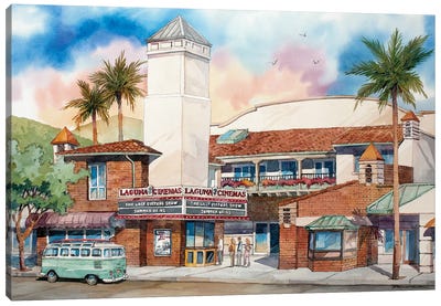 Laguna Cinema Canvas Art Print - Bill Drysdale