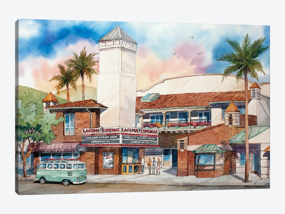 Laguna Cinema by Bill Drysdale 1-piece Art Print