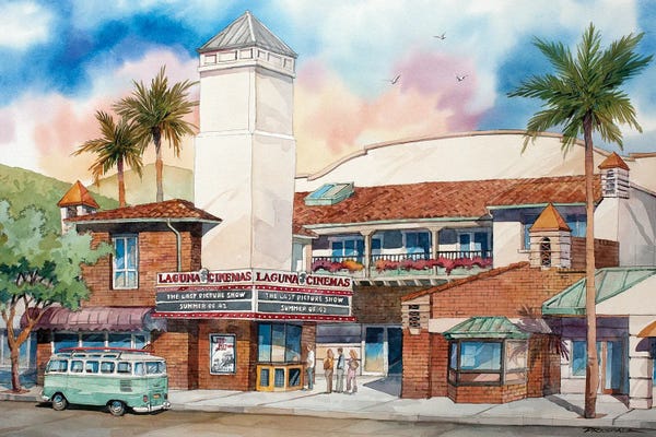 Fine Art Print: Laguna Cinema by Bill Drysdale