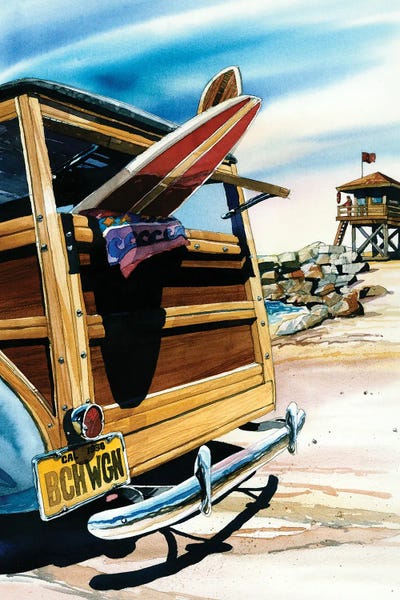 Salt Creek Surfin' by Bill Drysdale multi panel art