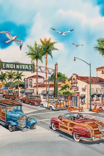 Ford: Encinitas Woodies by Bill Drysdale