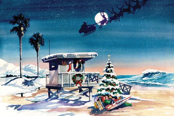 Coastal Christmas: Baywatch Christmas by Bill Drysdale