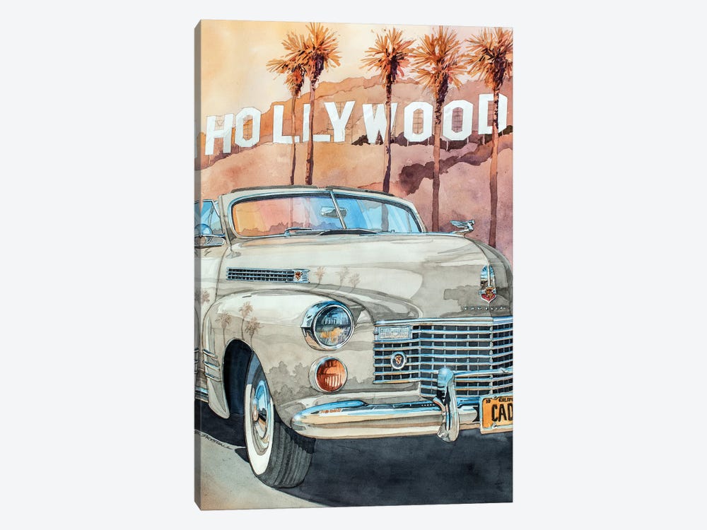 Hollywood Caddy by Bill Drysdale 1-piece Canvas Wall Art
