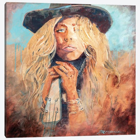 Honky Tonk Woman Canvas Print #BDR20} by Bill Drysdale Canvas Art