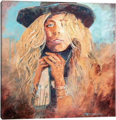 Honky Tonk Woman Canvas Art Print - Bill Drysdale