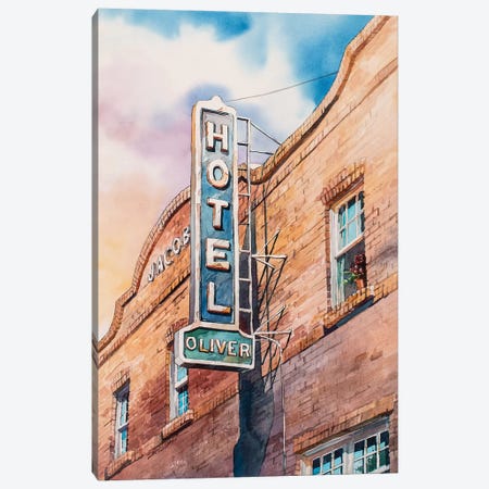 Hotel Oliver Canvas Print #BDR23} by Bill Drysdale Canvas Artwork