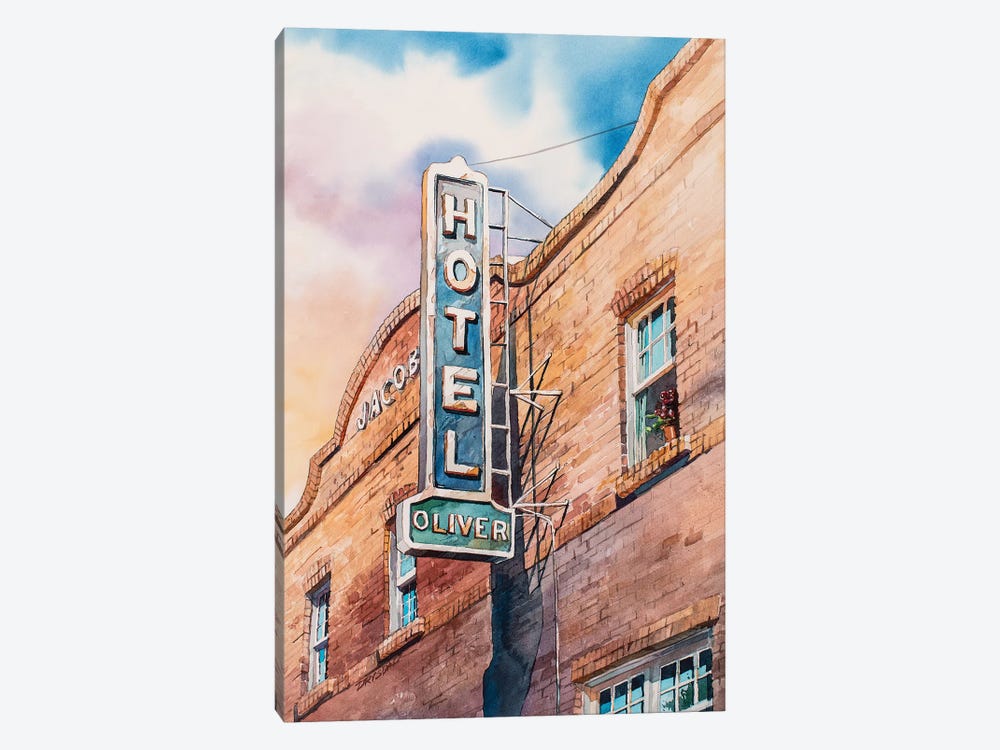 Hotel Oliver by Bill Drysdale 1-piece Canvas Art Print