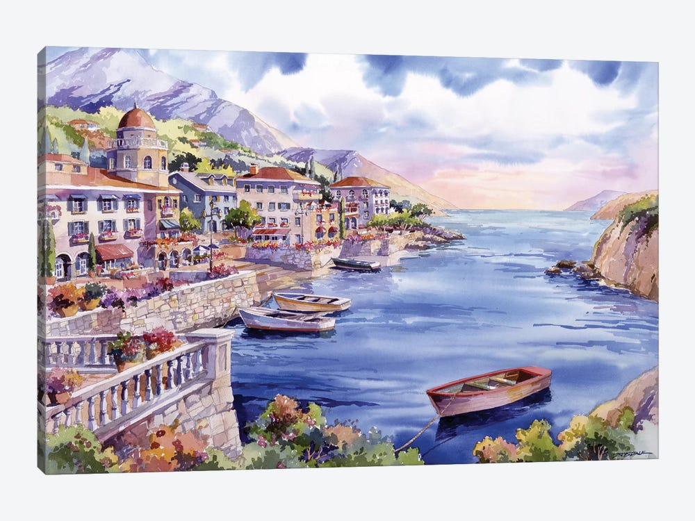 Italian Harbor by Bill Drysdale 1-piece Canvas Art