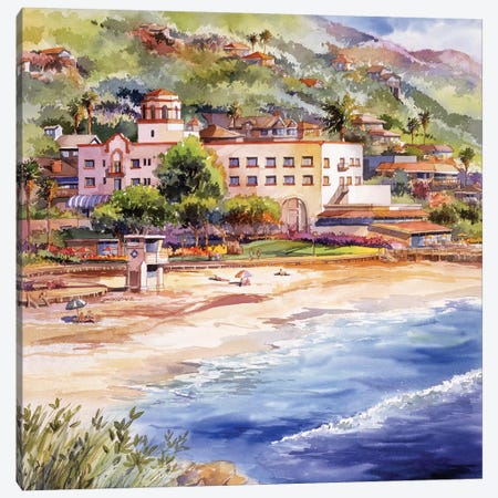 Laguna Main Beach Canvas Print #BDR26} by Bill Drysdale Canvas Print