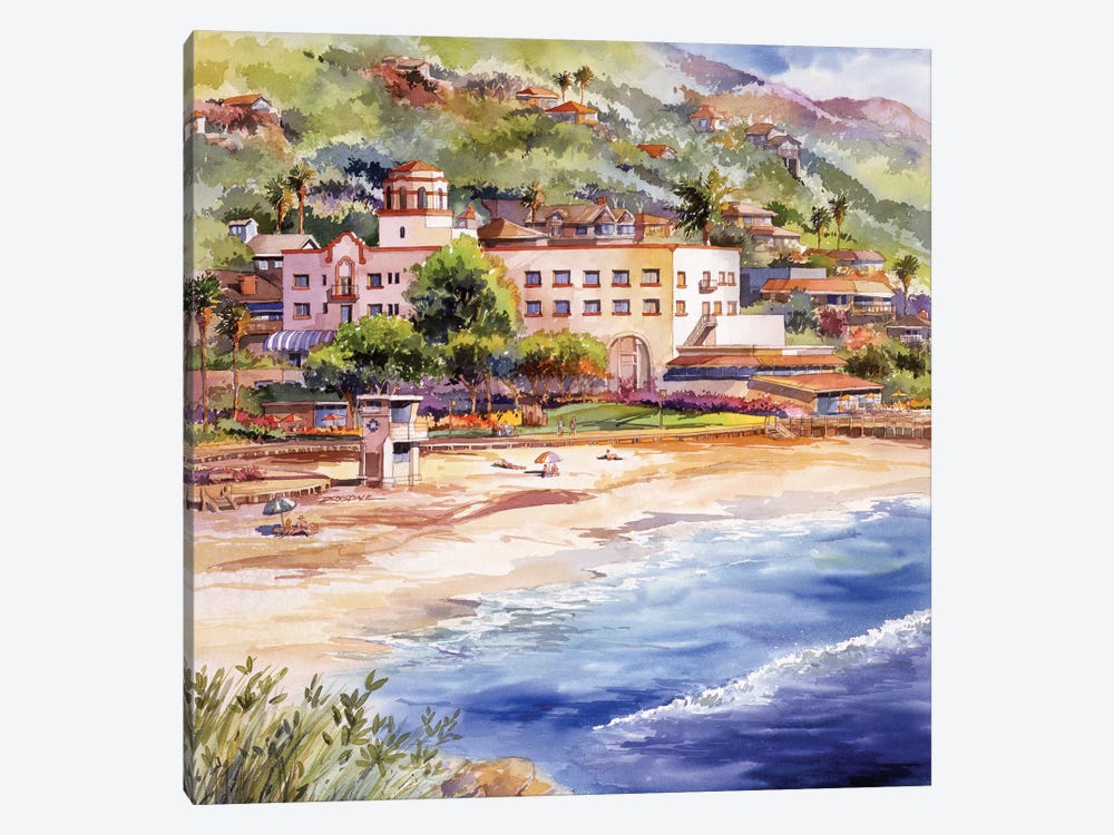 Laguna Main Beach by Bill Drysdale 1-piece Canvas Art