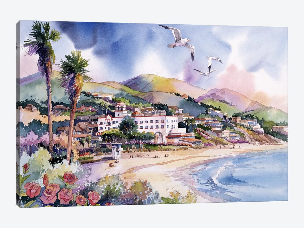 Laguna Roses by Bill Drysdale 1-piece Canvas Print