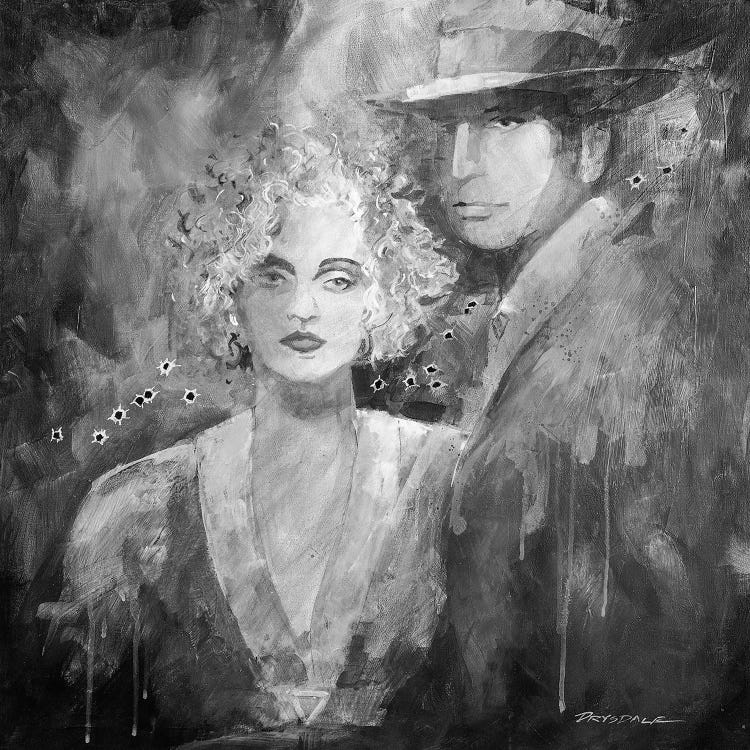 Married To The Mob In Black And White by Bill Drysdale wall art
