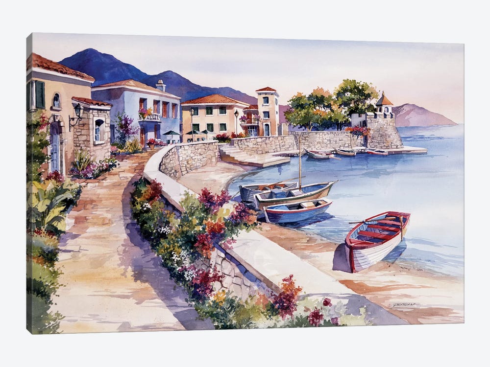 Nafpaktos Greece by Bill Drysdale 1-piece Canvas Art