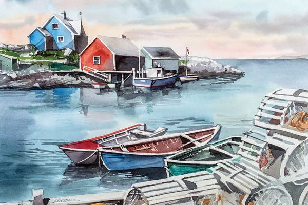 Nova Scotia: Peggys Cove by Bill Drysdale