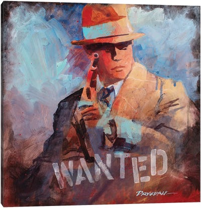 Public Enemy Canvas Art Print - Gangster & Criminal Art