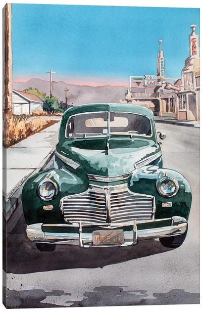 Route 66 Canvas Art Print - Chevrolet